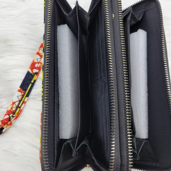 New double zipper wallet with strap - Picture 7 of 8